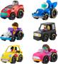 Imagem de Pacote com 6 veículos Toy Fisher-Price Little People Wheelies