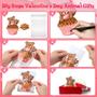 Imagem de Pacote de 30 Squishy Toys DIYDEC Valentines Mochi com cartões infantis