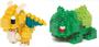 Imagem de Pacote Nanoblock: personagens Pokémon Dragonite e Bulbasaur