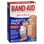 Imagem de Pacote variado de bandagens adesivas Band-Aid tamanhos variados 30 cada por Band-Aid (pacote com 4)