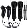 Imagem de Pacotes de 2 controladores Motion Plus Wii com Nunchucks TechKen