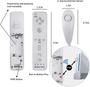 Imagem de Pacotes de 2 controladores Wii Motion Plus com Nunchucks TechKen