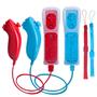 Imagem de Pacotes de 2 controladores Wii TechKen Motion Plus com Nunchucks