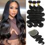 Imagem de Pacotes de cabelo com fecho YAKUSHA Body Wave 12A (35-75cm)