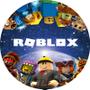 Imagem de Painel 3D Redondo Roblox Tecido  Sublimado Elástico