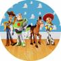 Imagem de Painel 3D Toy Story Tecido Sublimado Redondo Malha