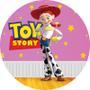 Imagem de Painel 3D Toy Story Tecido Sublimado Redondo Malha