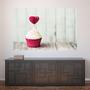 Imagem de Painel Adesivo de Parede - Cupcake - 698pnp