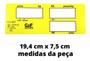 Imagem de Painel Balança C&f Frontal Operador Amarelo - Cód 270