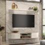 Imagem de Painel Bancada Piso Teto 244x208cm TV 75 BG7191 Calacata Off White MDT