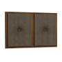 Imagem de Painel Cabeceira Box Solteiro 0,90 Madeira Suede Marrom - Comprar Moveis em Casa