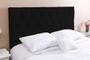 Imagem de Painel cabeceira cama casal quarto lavínia preto sued dobravel 1,40 lojas lm