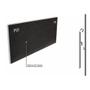 Imagem de Painel Cabeceira De Casal 140cm Para Cama Box Espanha Suede Marfim - DS Móveis