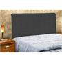 Imagem de Painel Cabeceira De Casal 140cm Para Cama Box Toskana Suede Cinza - DS Estofados
