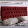 Imagem de Painel Cabeceira Dubai para cama box-1,93 Mt-Suede Vermelho