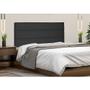 Imagem de Painel Cabeceira Livia Cama Box King 195cm Suede - SSX Multicoisas