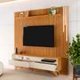 Imagem de Painel com Rack Ripado com Prateleira Led Cascata Paris 75 Mavaular
