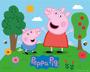 Imagem de Painel Cor Mais Viva Decoração Peppa Pig Festa 100x78cm