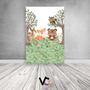 Imagem de Painel De Festa 3d Vertical 1,50 x 2,20 - Animais no Bosque Cute 049