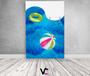 Imagem de Painel De Festa 3d Vertical 1,50 x 2,20 - Pool Party Piscina Flamingo Boia 02