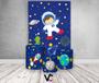 Imagem de Painel De Festa 3d Vertical + Trio De Capa Cilindro - Astronauta na Galáxia Azul Flat 05