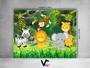 Imagem de Painel de Festa Horizontal 1,55 X 1,20 - Animais Safari Animais Floresta 01