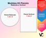 Imagem de Painel De Festa Redondo 1,50x1,50 + Painel Vertical 1,50x2,20 - Farofa Tropical 001