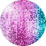 Painel De Festa Redondo 1,50x1,50 - Roxo Efeito Neon Lantejoulas 007 - Via Cores Imagem de Painel De Festa Redondo 1,50x1,50 - Roxo Efeito Neon Lantejoulas 007
