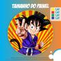 Imagem de Painel de Festa Redondo Tecido Sublimado 3D Dragon Ball