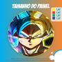 Imagem de Painel de Festa Redondo Tecido Sublimado 3D Dragon Ball