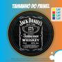 Imagem de Painel de Festa Redondo Tecido Sublimado 3D Whiskey Jack Daniel's