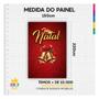 Imagem de Painel De Festa Retangular Natal 3D 1,50M X 2,20 Casadinho