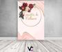 Imagem de Painel De Festa Vertical 1,50 x 2,20, Encontro de Mulheres Rosa com Dourado 127
