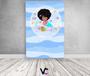 Imagem de Painel De Festa Vertical 1,50 x 2,20 - Fundo do Mar Sereia Cute 011