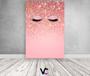 Imagem de Painel De Festa Vertical 1,50 x 2,20 - Rosa Efeito Glitter com Maquiagem 010