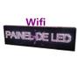 Imagem de painel de led letreiro p5 rgb 70x20 celular externo