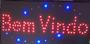 Imagem de Painel de led placa luminoso BEM VINDO 220V LED PISCA