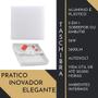 Imagem de Painel de Led Plafon Quadrado Frameless Borda Infinita 32W 6500K Branco Frio Taschibra