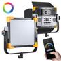 Imagem de Painel De Led Profissional Godox Ld75r Rgb Bicolor Dimerizável 75w Com Abas E Bag