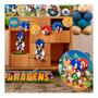 Imagem de Painel Decorativo Sonic em EVA - 23cm x 10cm