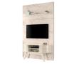 Imagem de Painel e Bancada Silverstone para TV 65" Cor Calacata Off White - Madetec