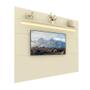 Imagem de Painel e Rack LED Rodízios Royal Requinte 212 Off White Naturale - Gelius