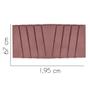 Imagem de Painel Estofada Bélgica 195cm King Size Para Cama Box Quarto Suede Rose Gold - Gat Magazine