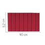 Painel Estofada Carla 90CM Solteiro Suede Vermelho - D A DECOR Imagem de Painel Estofada Carla 90CM Solteiro Suede Vermelho - D A DECOR