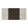 Imagem de Painel Estofado Mini Cooper 164 cm Cama Box Quarto Casal Queen Size Suede Bege/Marrom