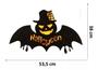 Imagem de Painel Eva Festa Halloween Abóbora Morcego 53,5 X 38cm 1 Un