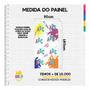 Imagem de Painel Festa Decorativo Romano Abc 3D 180 Cm X 90 Cm