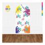 Imagem de Painel Festa Decorativo Romano Abc 3D 180 Cm X 90 Cm
