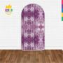 Imagem de Painel Festa Decorativo Romano Roxo 3D 180Cm X 90Cm