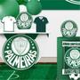 Imagem de Painel Festa Palmeiras ESCUDO Decoração EVA 3D 26cm